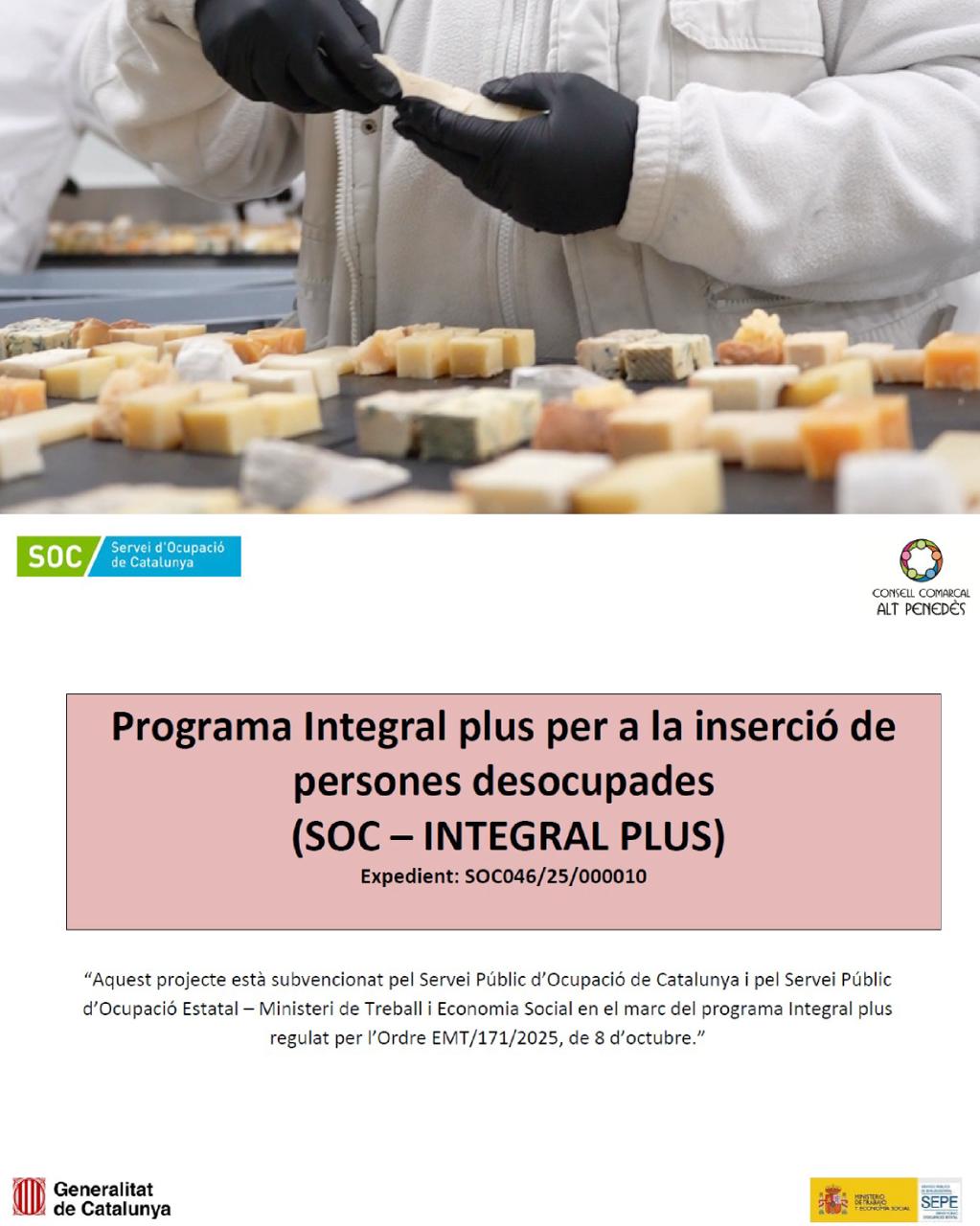 Nova incorporació amb el programa SOC-Integral Plus